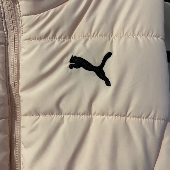 Puma Light Pink Puffer Vest - Picture 4 of 5